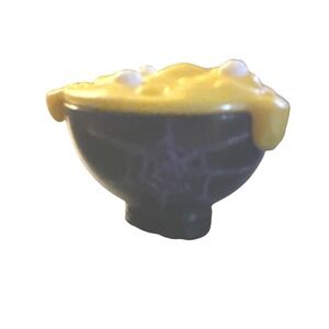 Monster High Home Ick Abbey Bominable Doll Replacement Black Food Bowl